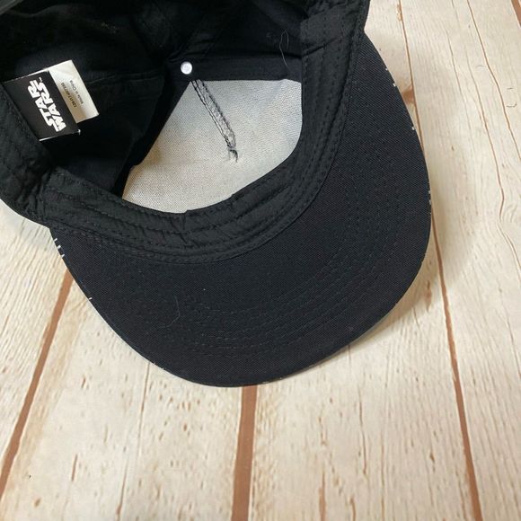 Star Wars Hyperspace Black and Silver Adjustable Snapback Baseball Hat - Picture 5 of 5